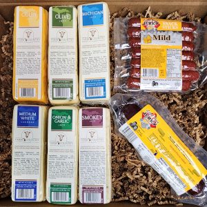 6 cheese and meat sick gift box