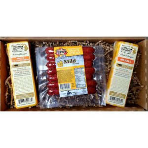 2 Cheese and meat stick gift box