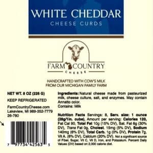 Flavored Cheese Curds