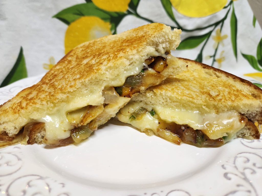 Onion & Garlic Grilled Cheese